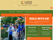 Tablet Screenshot of lupuscolorado.org